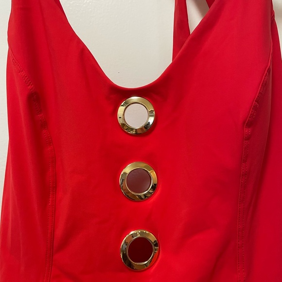 Amoressa MagicSuit One Piece Grommet Swimsuit - Picture 2 of 15